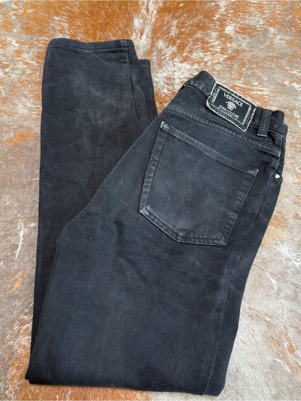Versace Black Womens Jeans
